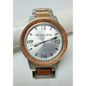 Vintage Original Grain 2015 Backer Edition 47MM Analog Watch – Natural Wood